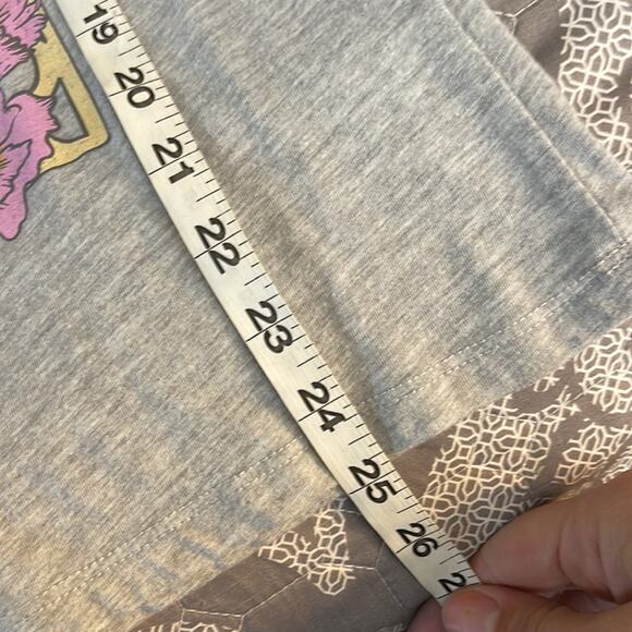 WOUND UP Gray Multicolored "Dance Like No One Is Watching" Skeleton T Shirt MD - Picture 6 of 6